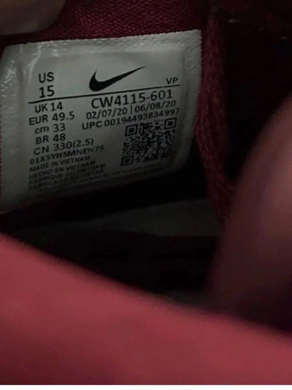 Nike Men’s KD 13 TB Kevin Durant Burgundy Basketball Shoes CW4115 601 Size 15
